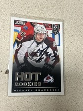 2013-14 Score - Hot Rookies Michael Sgarbossa #616 (RC) Autographed