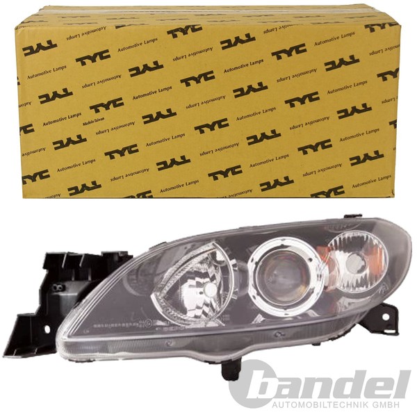 TYC Hauptscheinwerfer H7/HB3 Links Passend FüR Mazda 3 Stufenheck 1.6-2.0 MZR-CD-image