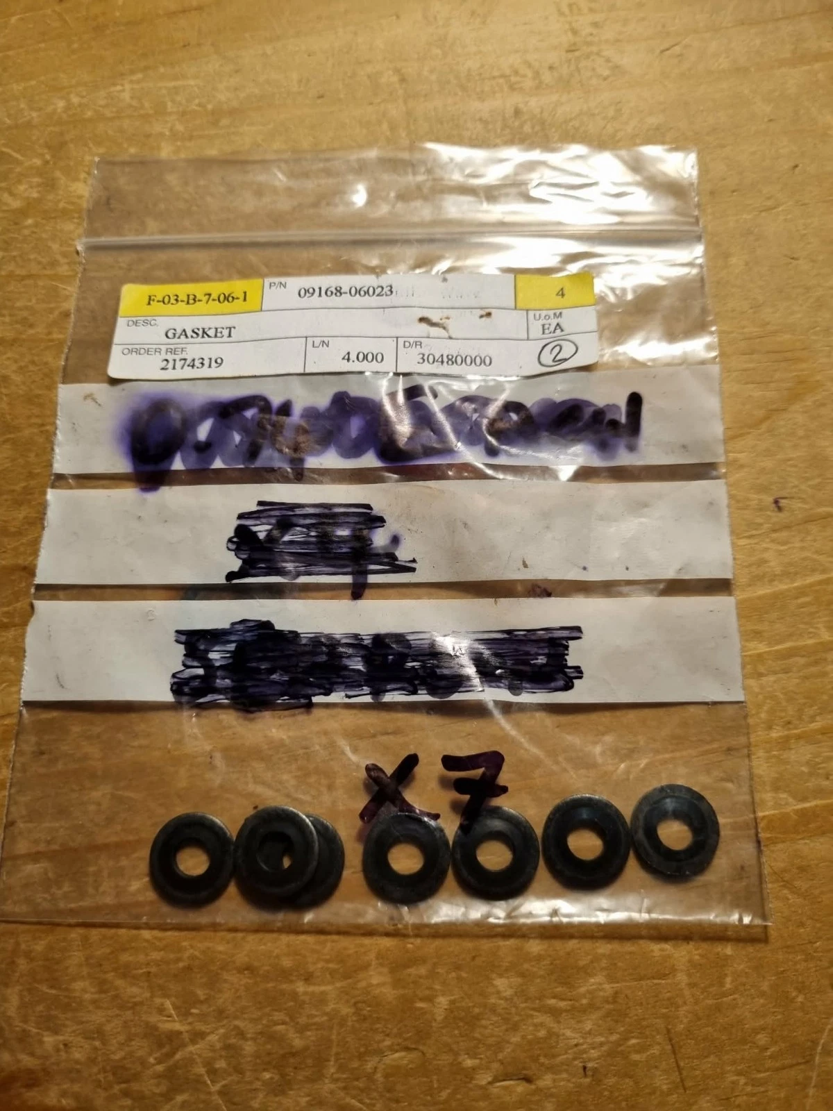 GASKET (5.8X13X1.2)