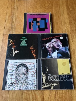 JOHN COLTRANE 5 CD Lot  Blues, Live @ Birdland, w J Hartman, Sound, Standards 