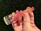NEW Heady Glass Pipe Fumed Gold Silver Hand Blown Pocket Chillum JBD Chong Bong — photo 6