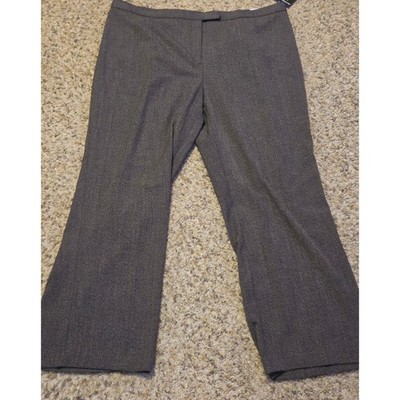 NWT SagHarbor Stretch Wide Leg Dress Pants The Slimming Solution Womens Size 22W