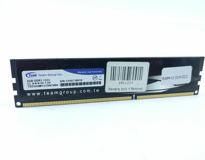 Team Group Elite TED34GM1333HC9BK 4GB PC3-10600 DDR3-1333 Desktop Arbeitsspeicher