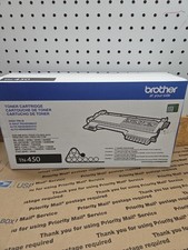 Brother TN-450 TN450 Genuine OEM High Yield Black Toner Cartridge - NEW Sealed