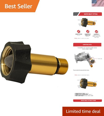 #ad High Quality 7110166 Water Inlet Fitting for Pressure Washer Maintenance $29.99