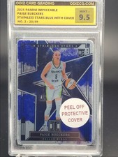 PAIGE BUECKERS 2025-26 IMPECCABLE STAINLESS STARS BLUE RC /49 OCG 9.5 Q4247