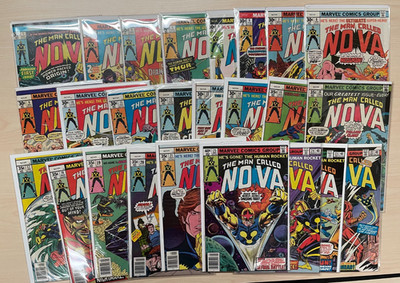 Nova vol 1 (1976-1979) #1-25 Complete Series Full High Grade Run Average VF