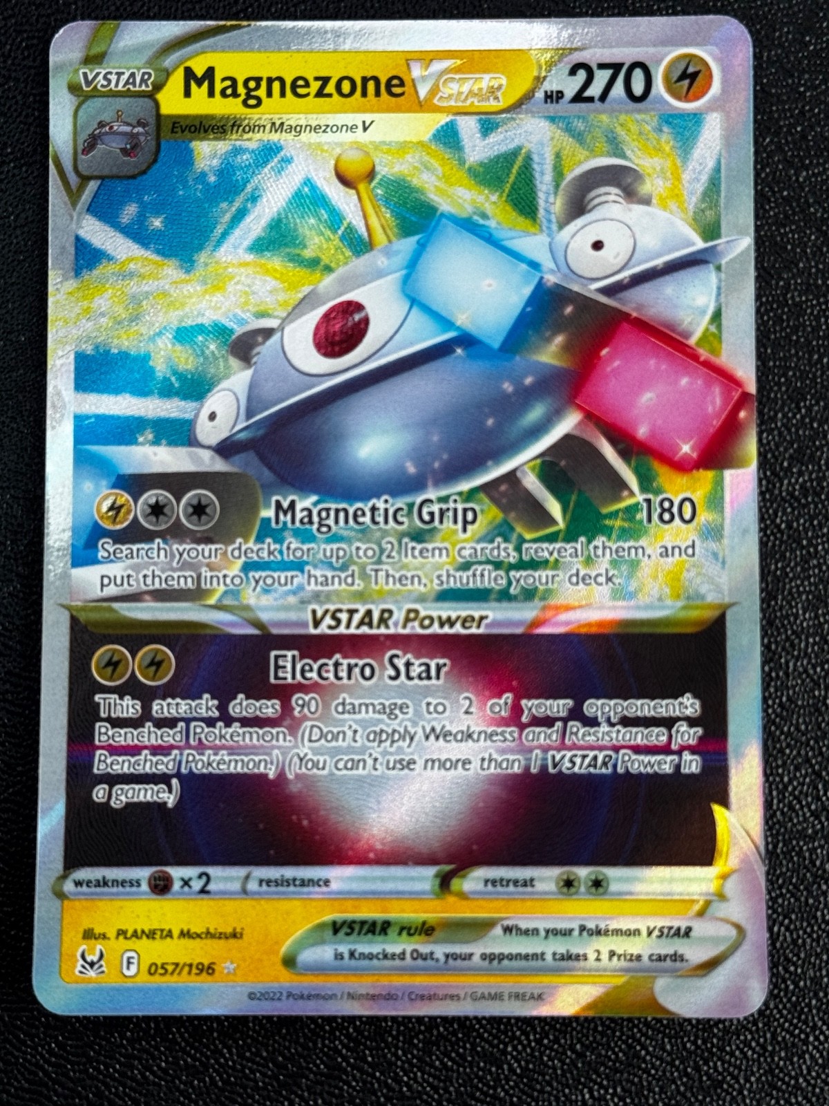 Pokémon TCG Magnezone VSTAR 057/196 SWSH11: Lost Origin Ultra Rare NM