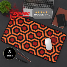 Overlook Hotel Carpet Mouse Pad I The Shining XL Desk Mat, Stephen King fan