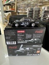NISSAN SKYLINE GT-R V8 DRIFT HAKOSUKA JP COKE COCA COLA 1/64 CAR BY POP RACE 161