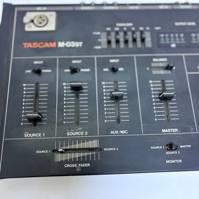TASCAM Vintage DJ Mixer M-03ST Analog 3-Channel Used For Repair | eBay