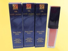 ESTEE LAUDER PURE COLOR ENVY PAINT ON LIQUID LIP COLOR 106 POURED BRONZE 3PCS