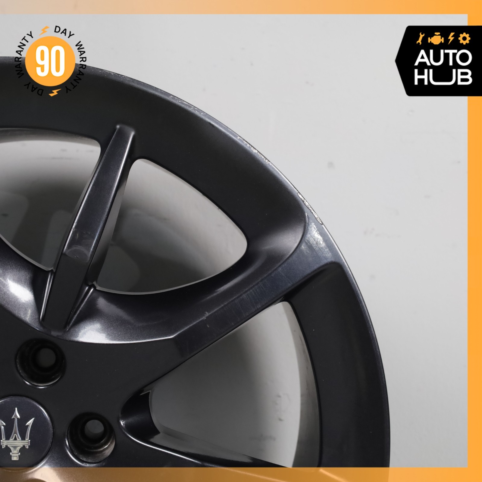 Maserati GranTurismo M145 10.5 x 20 20" Rear Wheel Rim Black 84072500 OEM