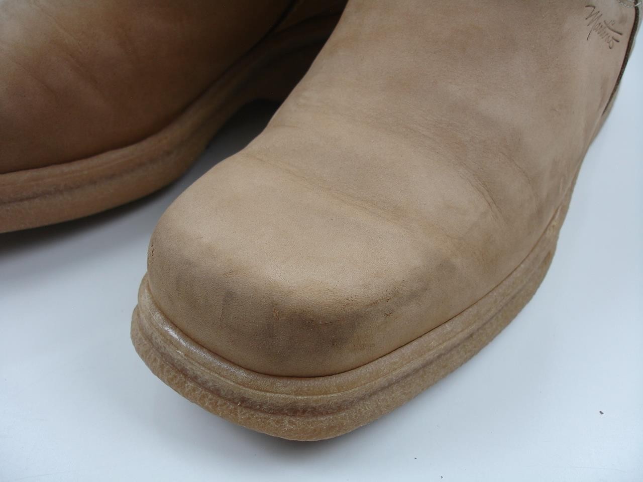 Women's 7 M Martino Tan Brown Sheepskin Shearling Fur Boots Lace-Up Canada Snow image 3