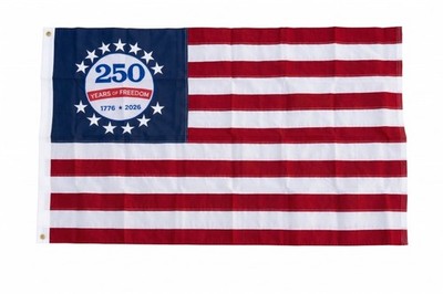 Premium 250th Anniversary USA Flag Double Sided Embroidered 3x5ft