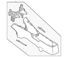 Genuine Mazda Center Console D10v-64-420d-02
