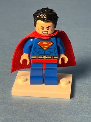 LEGO DC Justice League #sh0489 - Superman Blue Suit - Light Scratches/No Cracks