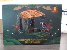 Smart Bird Feeder Camera Outdoor - AI Identify Birds Species 1080P Solar Powered