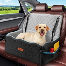 Large Dog Car Seat, Dog Car Bed for Large Dogs Under 60 lbs or 2 Small Breeds...