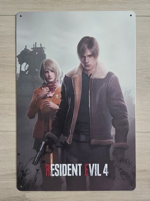 Blechschild 20x30 Cm Resident Evil 4 Resi  Horror Gaming Deko Schild
