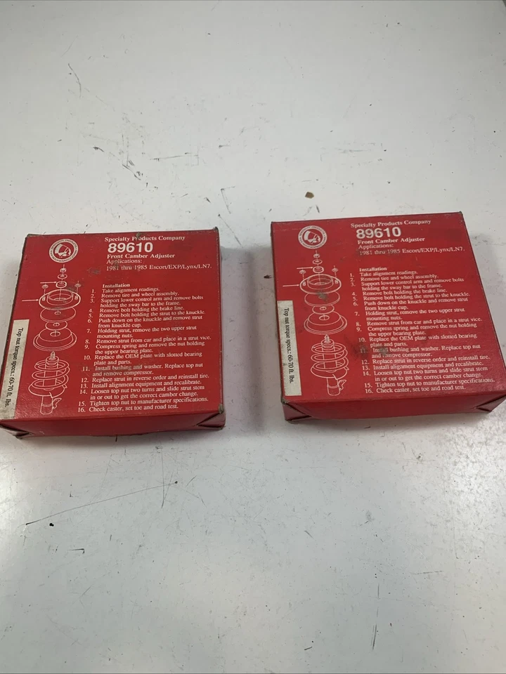 Ajustador de inclinación delantera Ford Escort Specialty Products Co. 89610 EXP/Lynx/LN7 #290 Foto 2 de 4