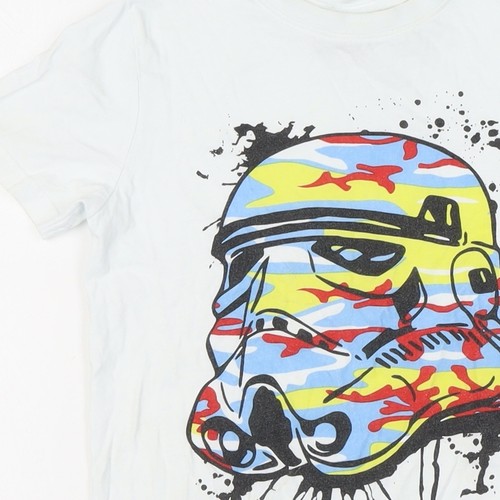 Pop Gear Boys' White Star Wars T-Shirt, Short Sleeve, 6-7 Years - Picture 9 of 12