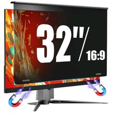 32" Magnetic Privacy Screen Filter 16:9 Widescreen Anti-Glare Blue Light Shield