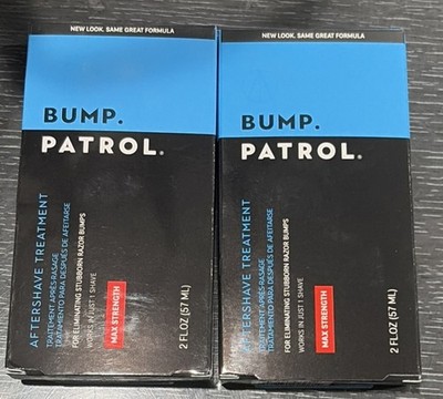 2 Bump Patrol Max Strength Aftershave Treatment For Eliminating Razor Bumps 2 Oz