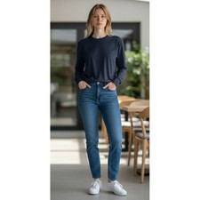 Vuori Daydream Crew Top Womens M Charcoal Gray Very Good Activewear Relaxed Fit