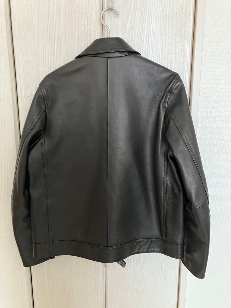 EDIFICE CONFFECT Black Leather Double Riders Jack… - image 3