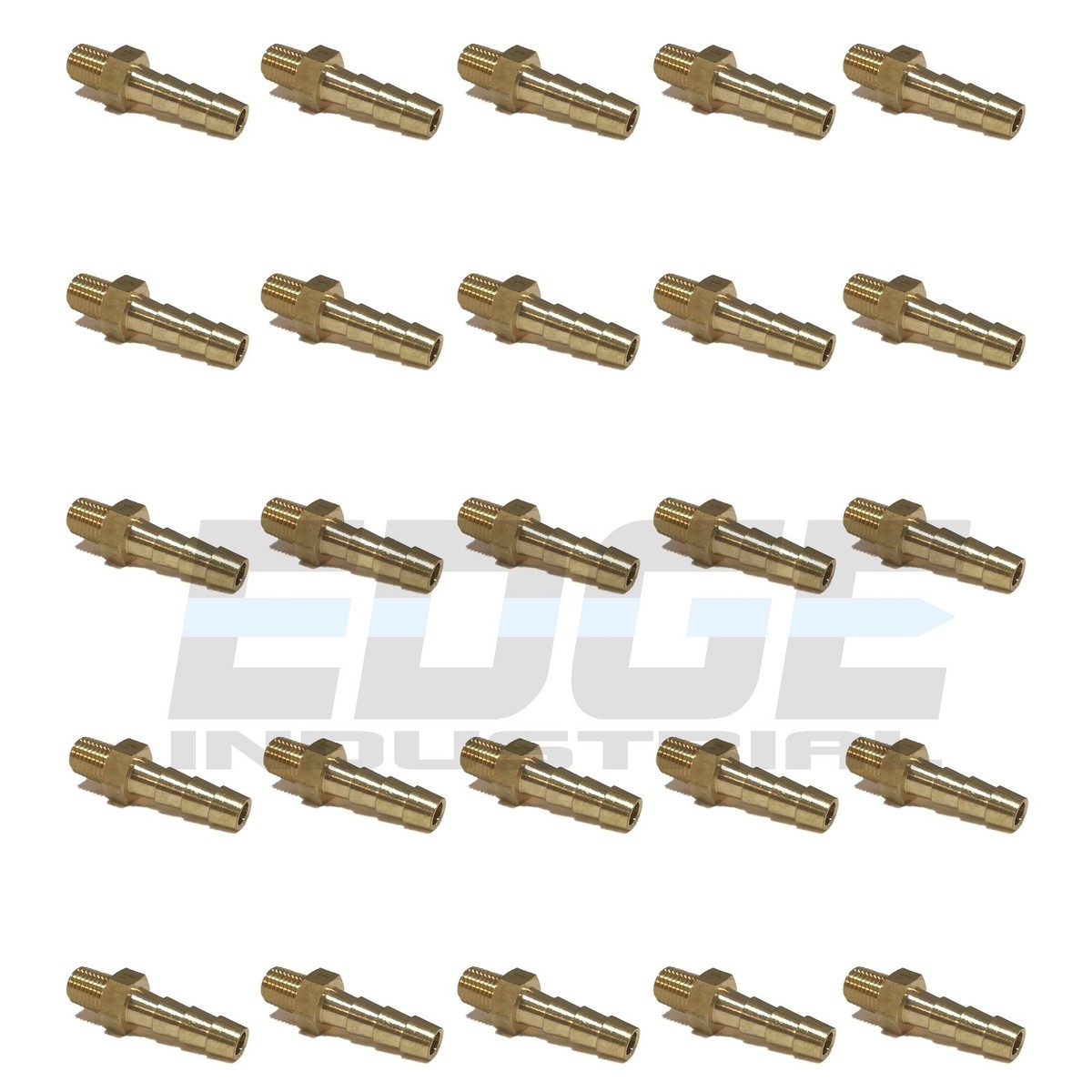 10 PACK) 5/8 HOSE BARB ELBOW X 3/4 MALE NPT Brass Pipe Fitting Gas Fuel WOG