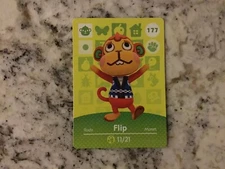 FLIP 177 Animal Crossing Amiibo Authentic Nintendo Mint Card From Series 2
