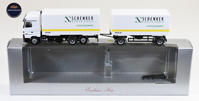 Herpa 938075 – Camion MB Actros 11 Streamspace échelle 1/87, Modèle Fini