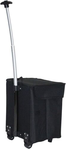 Smart Collapsible Rolling Organizer Utility Cart Basket Grocery Shopping Craft