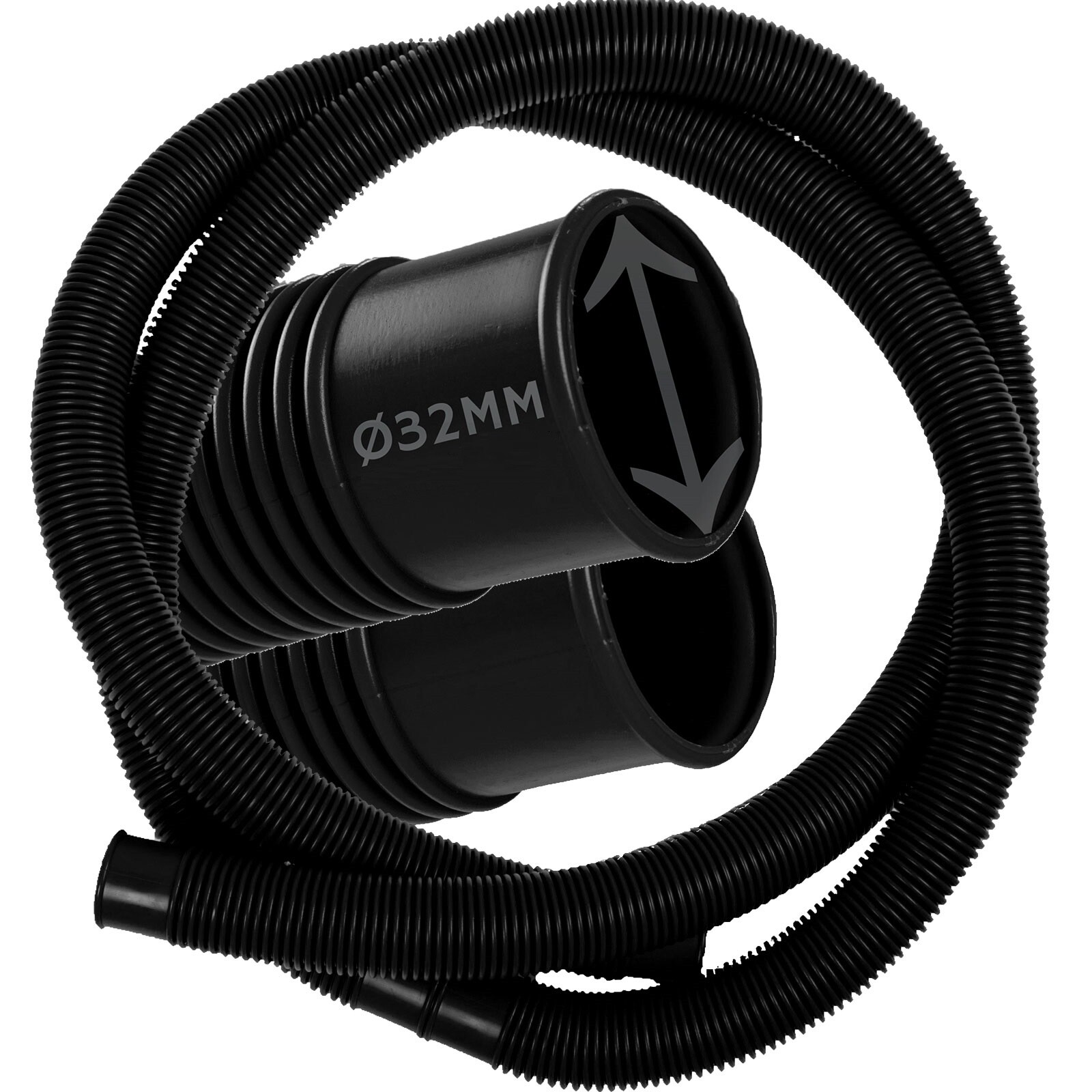 Pool Schwimmbad Swimming Solar Saug Teich Schlauch blau schwarz 32 38