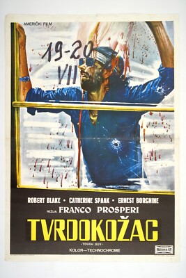 UN UOMO DALLA PELLE DURA  THE BOXER Original exYU movie poster 1972 ROBERT BLAKE
