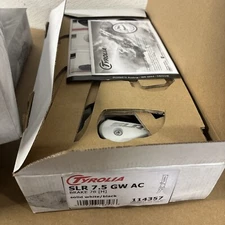 SKI BINDINGS TYROLIA 114358 SLR 7.5 GripWalk AC Brake 78 H White Black #MM2