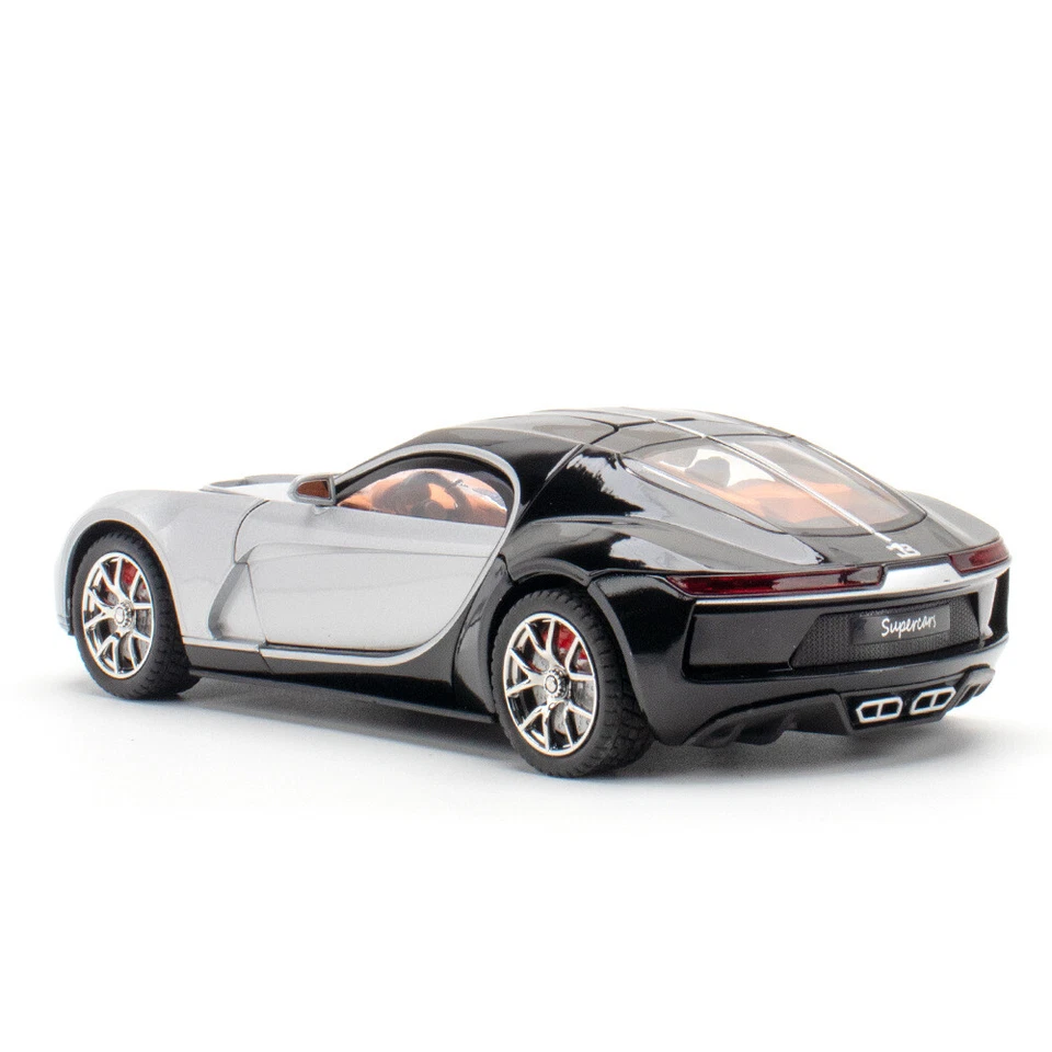 1:24 Diecast Vehicle for Bugatti Atlantic Model Car Toy Kids Sound Light Toy - Image 2 of 4