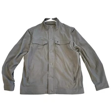 Royal Robbins Men’s Travelers Convertible Jacket Gray Size XL Zip Off To Vest