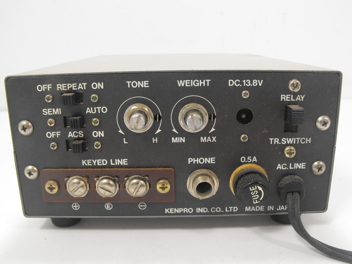 KENPRO ケンプロ　KP-200 Kenpro KP-200 Memory Key Electronic Keyer for Ham Radio CW