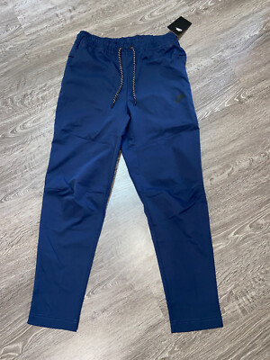 Nike NSW Sportswear Woven Tech Pants Deep Royal Blue Men's Size M CU4483-410 NEW