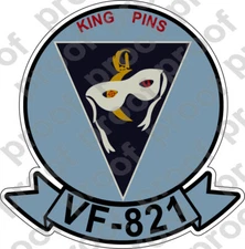 STICKER USN VF 821 KING PINS