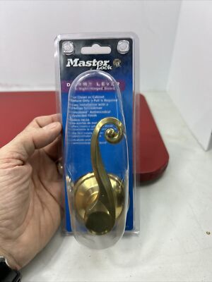Master Lock 51071 Right Handed One-Sided Dummy Door Handle Polished Brass