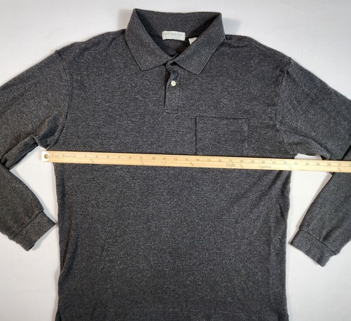 John Ashford Essentials Button Up Shirt Long Sleeve Mens Size Large Gray - Picture 3 of 7