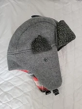 Polar Extreme Aviator Bomber Trapper Hat  Fits Small - Medium Ear Flaps Quilted 