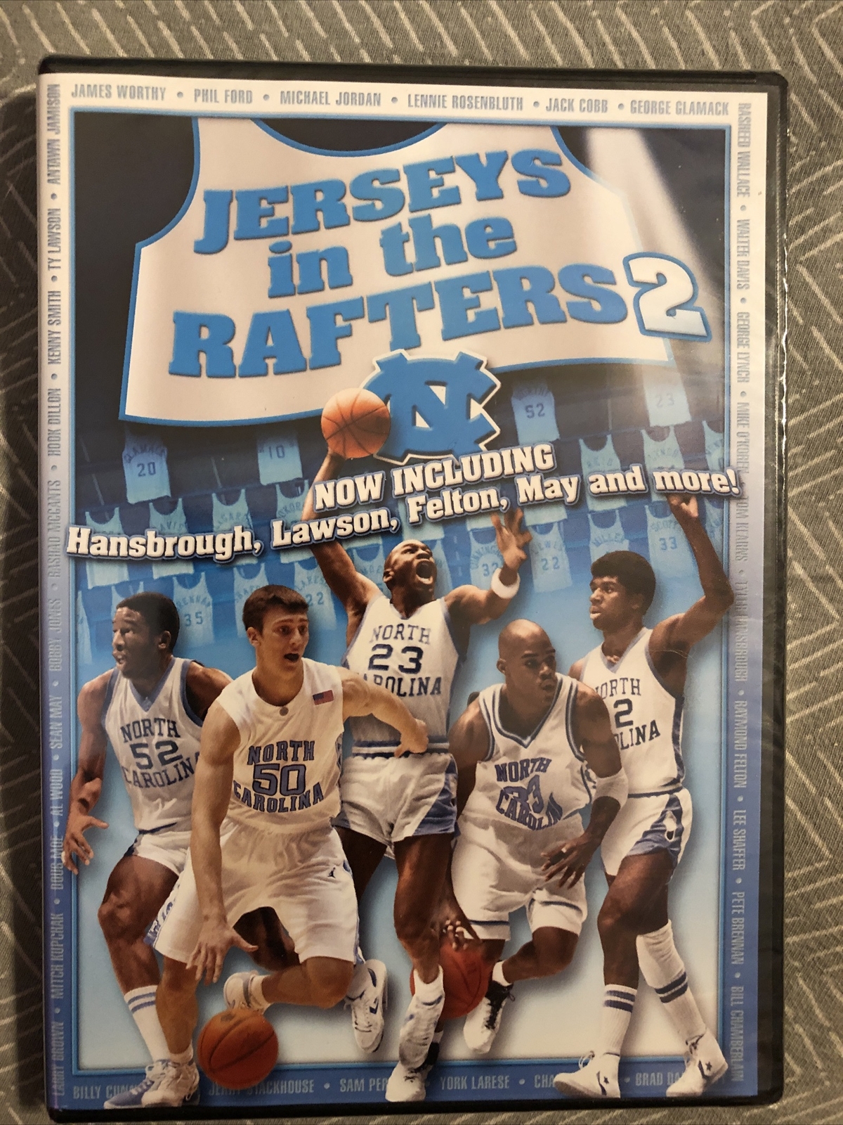 Jerseys In The Rafters 2 Rare OOP UNC University Of North Carolina