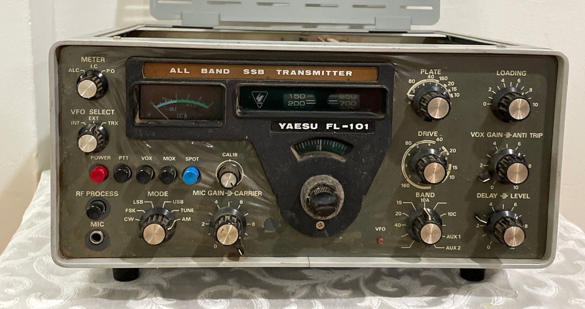 YAESU FL-101 ALL BAND SSB TRANSMITTER | eBay