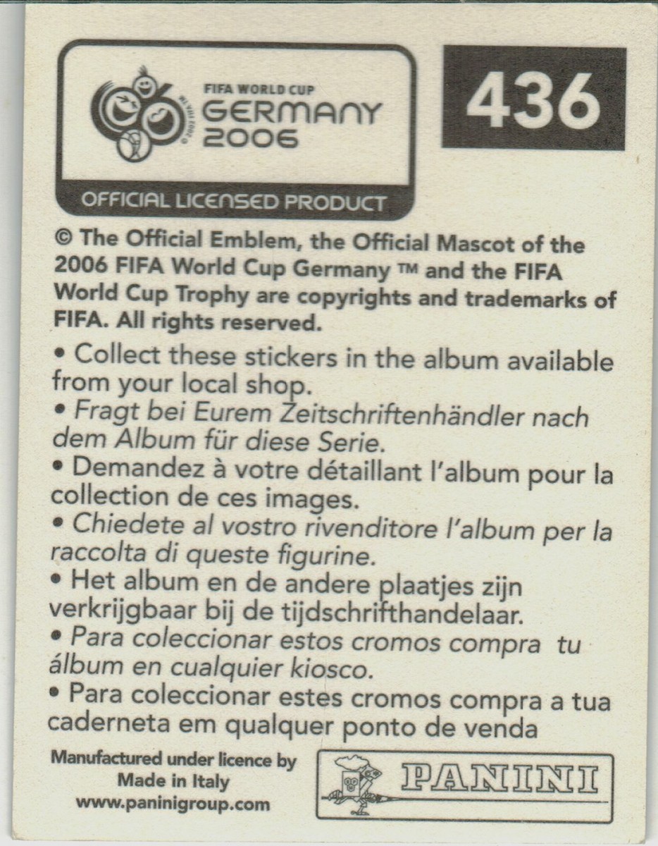 Italy 2006 Panini FIFA World Cup Germany #436 Japan | eBay