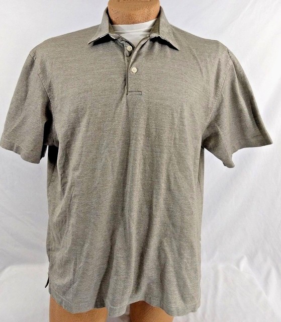 JoS A BANK RESERVE Golf POLO SHIRT SS Mens XXL Athletic Grey Taupe