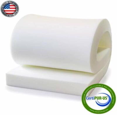 FOAM SEAT CUSHION  (MEDIUM FIRM)  3''x24''x80''  36ILD  UPHOLSTERY FOAM SHEET    